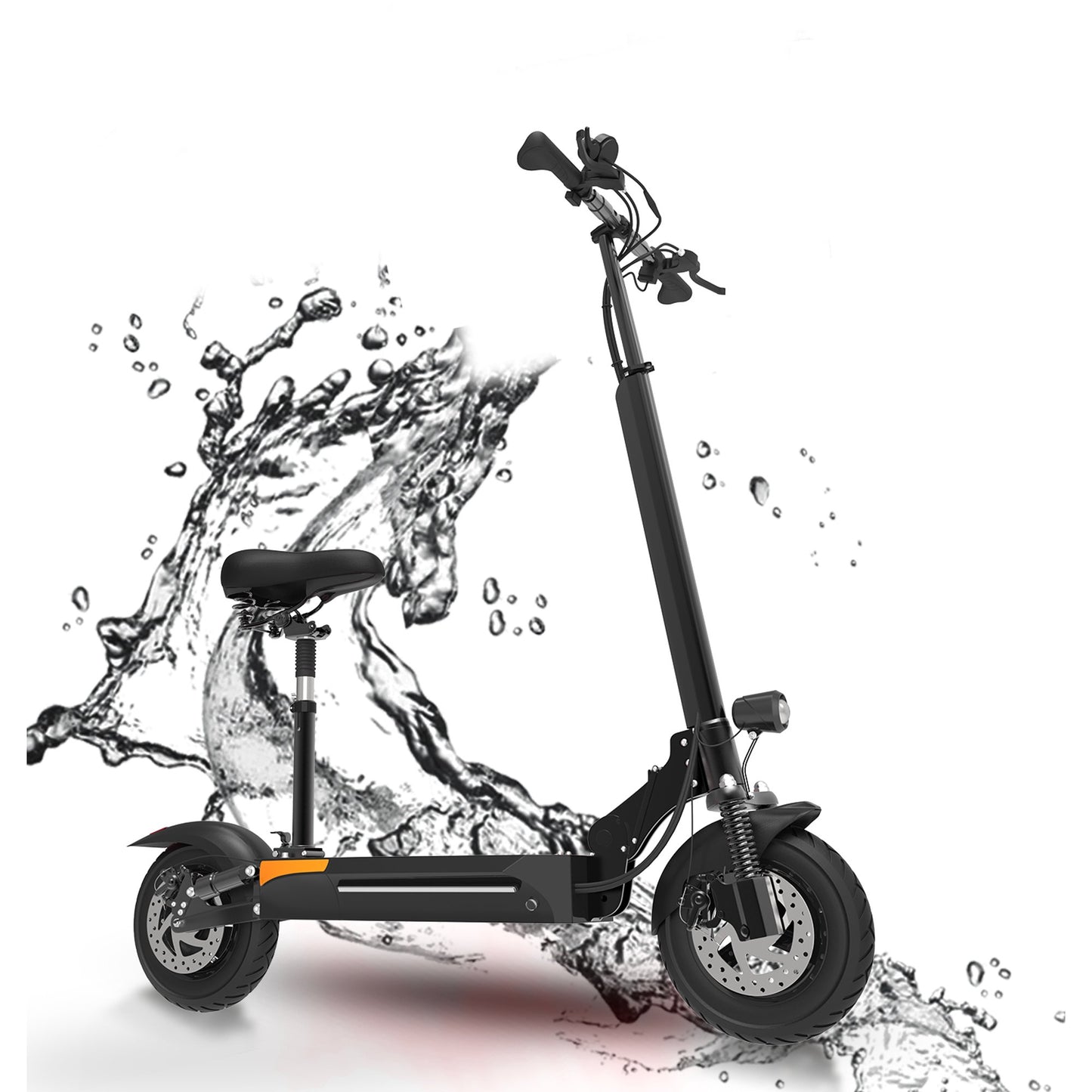 Juejing GXX500 Electric Scooter up to 330 lbs 10" Pneumatic TIRE 35MPH& 25Miles Foldable Escooter