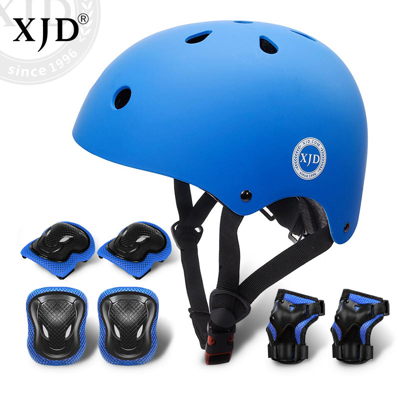 Kids Bike Helmet And Protective Gear 7pcs | XJD BABY