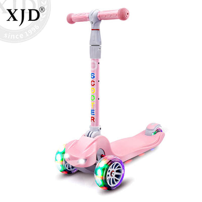 Kids Kick Scooter With LED Flashing Wheels | XJD BABY