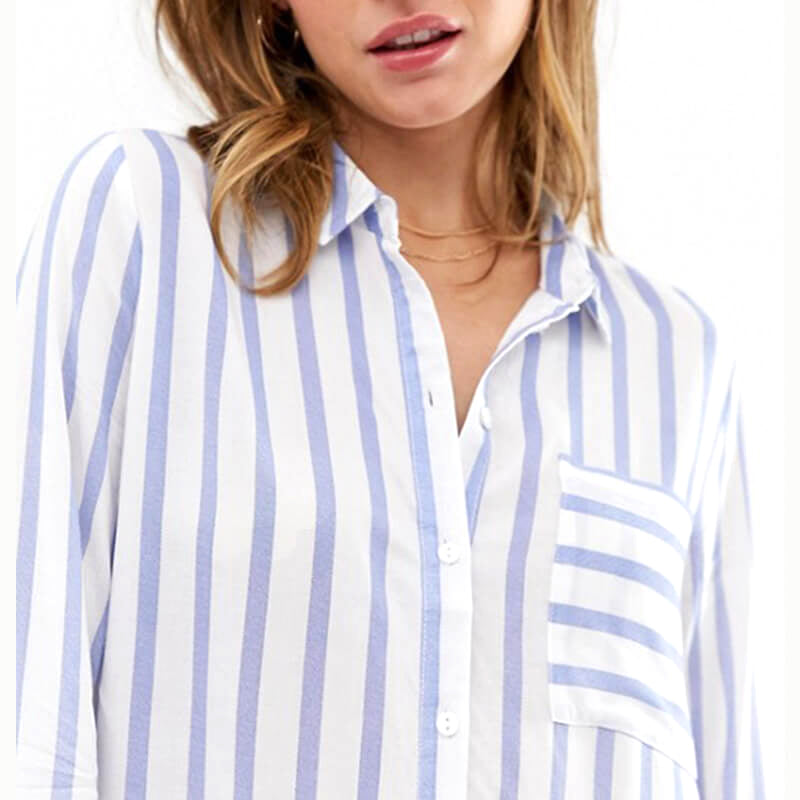 Stripe Shirt With Pocket