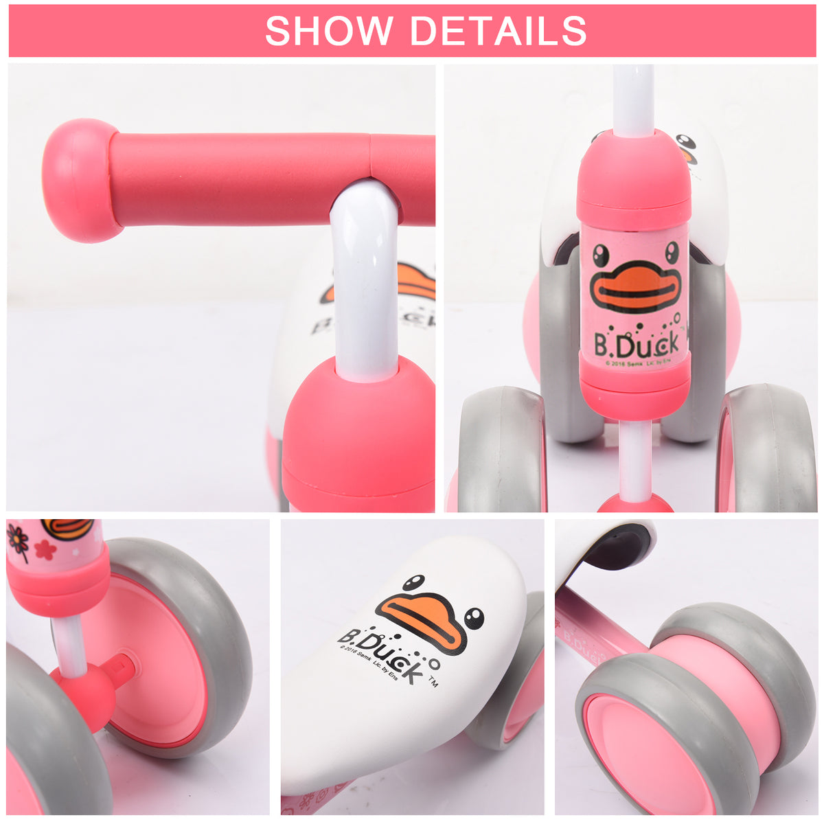 XJD Draisienne 3 En 1 Pour Bébé De 2 à 4 Ans, Pour Garçons Et Filles Premier Velo Pour Enfant Velo Dequilibre A 4 Roues Avec Siege Reglable Pedale Amovible Poignee Rose XJD Draisienne 3 En 1 Pour Bébé De 2 à 4 Ans, Pour Garçons Et Filles Premier Velo Pour Enfant Velo Dequilibre A 4 Roues Avec Siege Reglable Pedale Amovible Poignee Rose