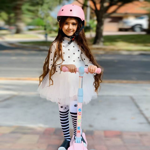Kids Kick Scooter With LED Flashing Wheels | XJD BABY