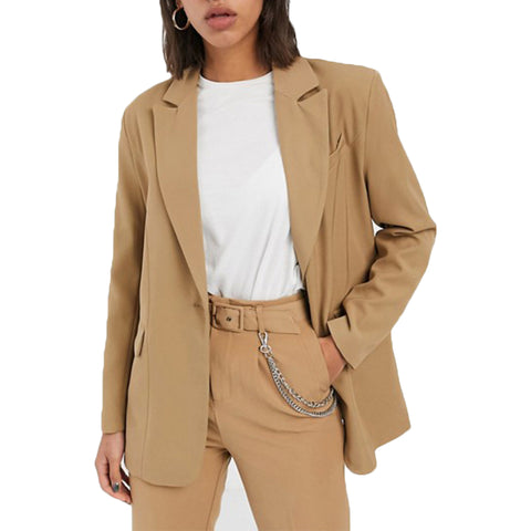 Women Blazer In Beige