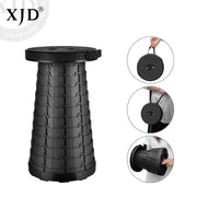 Folding Stool Portable Camping Travel Stool with Adjustable Height