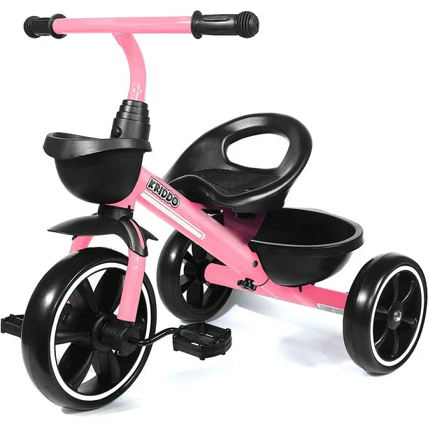 Tricycles for 1-3 Year Olds, Toddler Bike, Balance Bike, Perfect Boys & Girls Birthday Gift & Toys, Adjustable Seat & Pedals