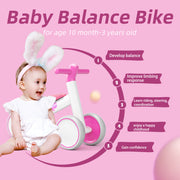 XJD Baby Balance Bike Bicycle Ride on Toys for 1 Year Old Boy First Birthday Girl,Pink