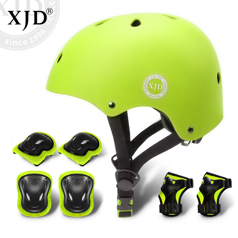 Kids Bike Helmet And Protective Gear 7pcs | XJD BABY