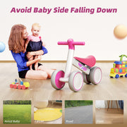 XJD Baby Balance Bike Bicycle Ride on Toys for 1 Year Old Boy First Birthday Girl,Pink