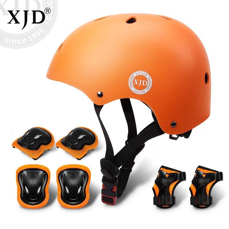 Kids Bike Helmet And Protective Gear 7pcs | XJD BABY